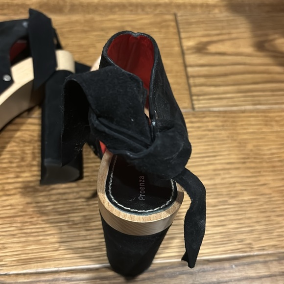 Proenza Schouler clog, sandals, suede, leather and wood!! - Picture 6 of 9